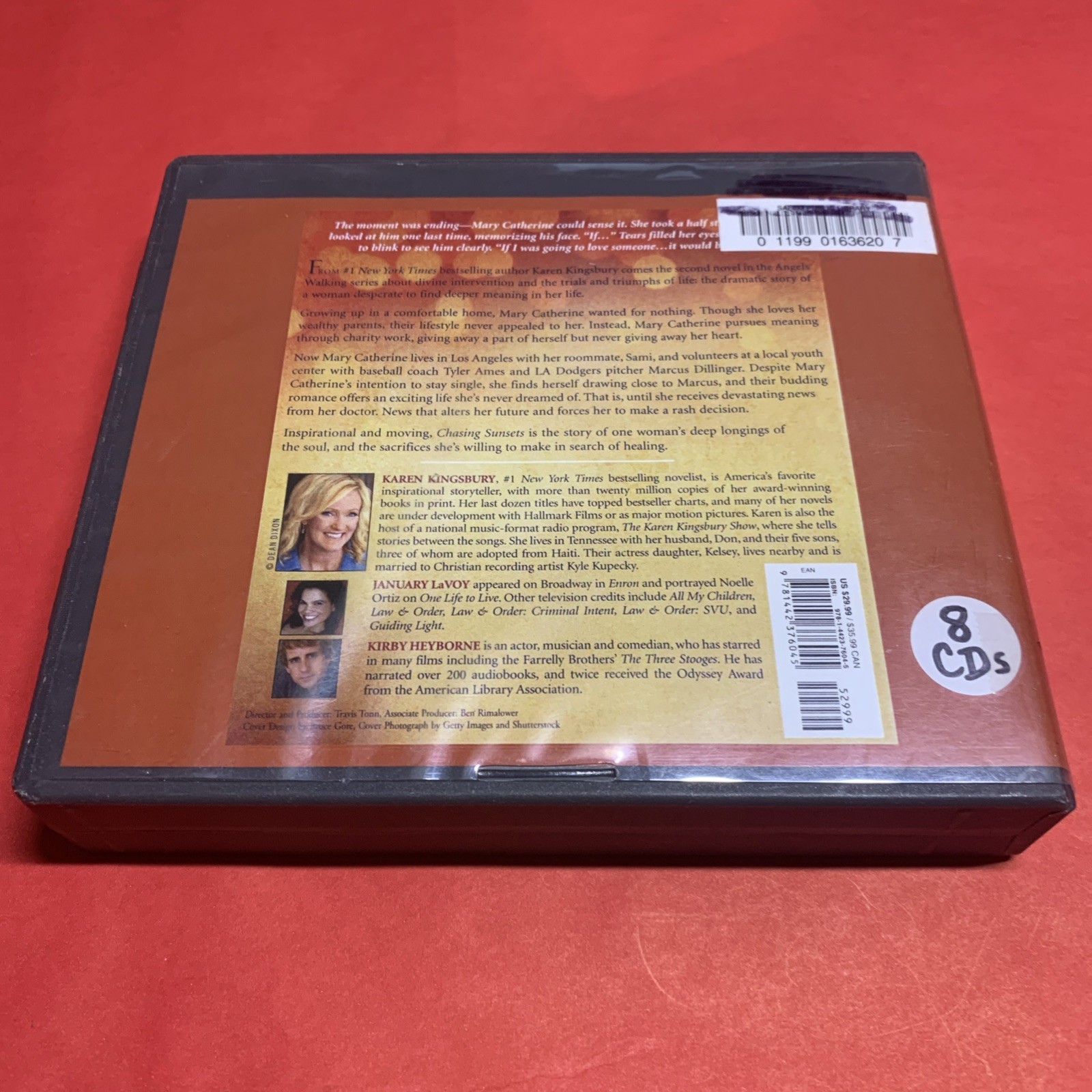 Chasing Sunsets: A Novel (Angels Walking) (AUDIO CD) EX-LIBRARY