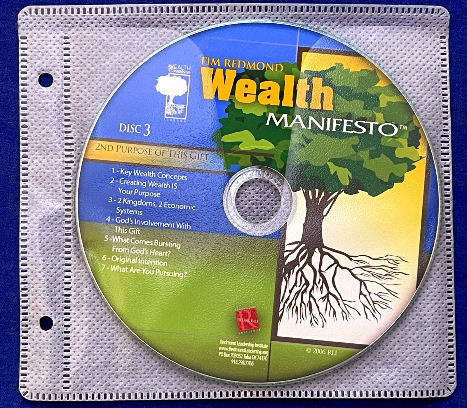 NEW ✅ TIM REDMOND, WEALTH MANIFESTO 7 CD AUDIOBOOK YOUR UNIQUE POWER TO CREATE $