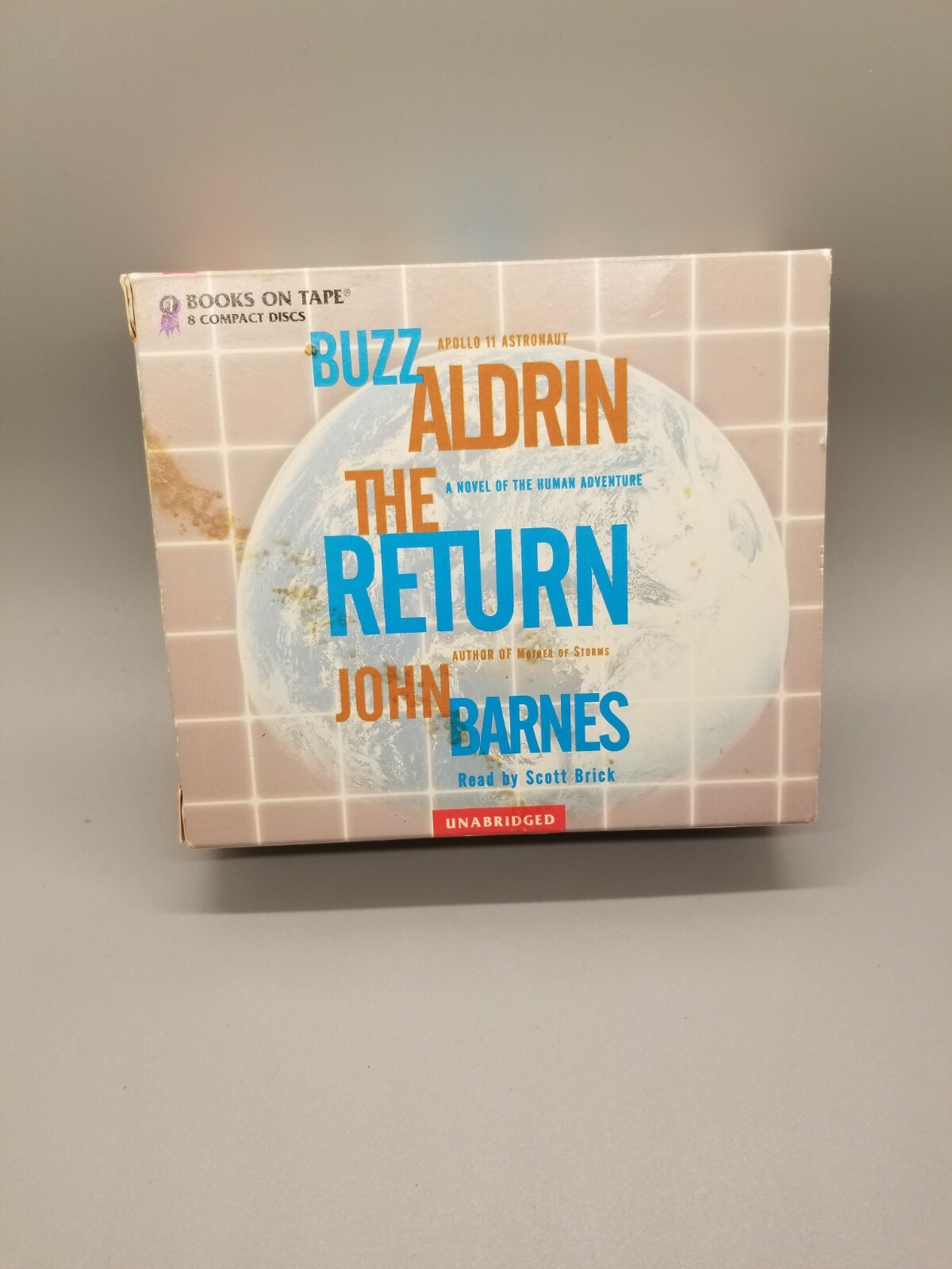 Buzz Aldrin The Return Novel Human Adventure John Barnes 8 CD’s Audiobook RARE!