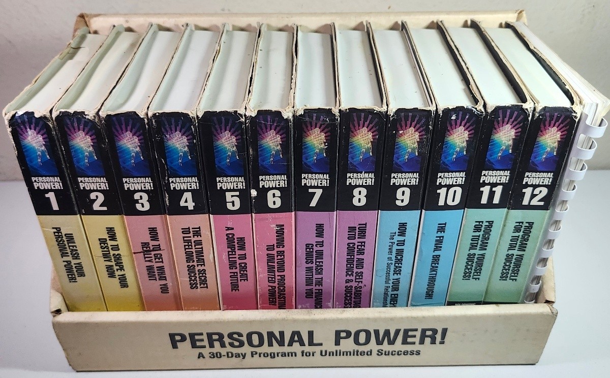 Anthony Robbins Personal Power 12 Cassette Set A 30-Day Program Success