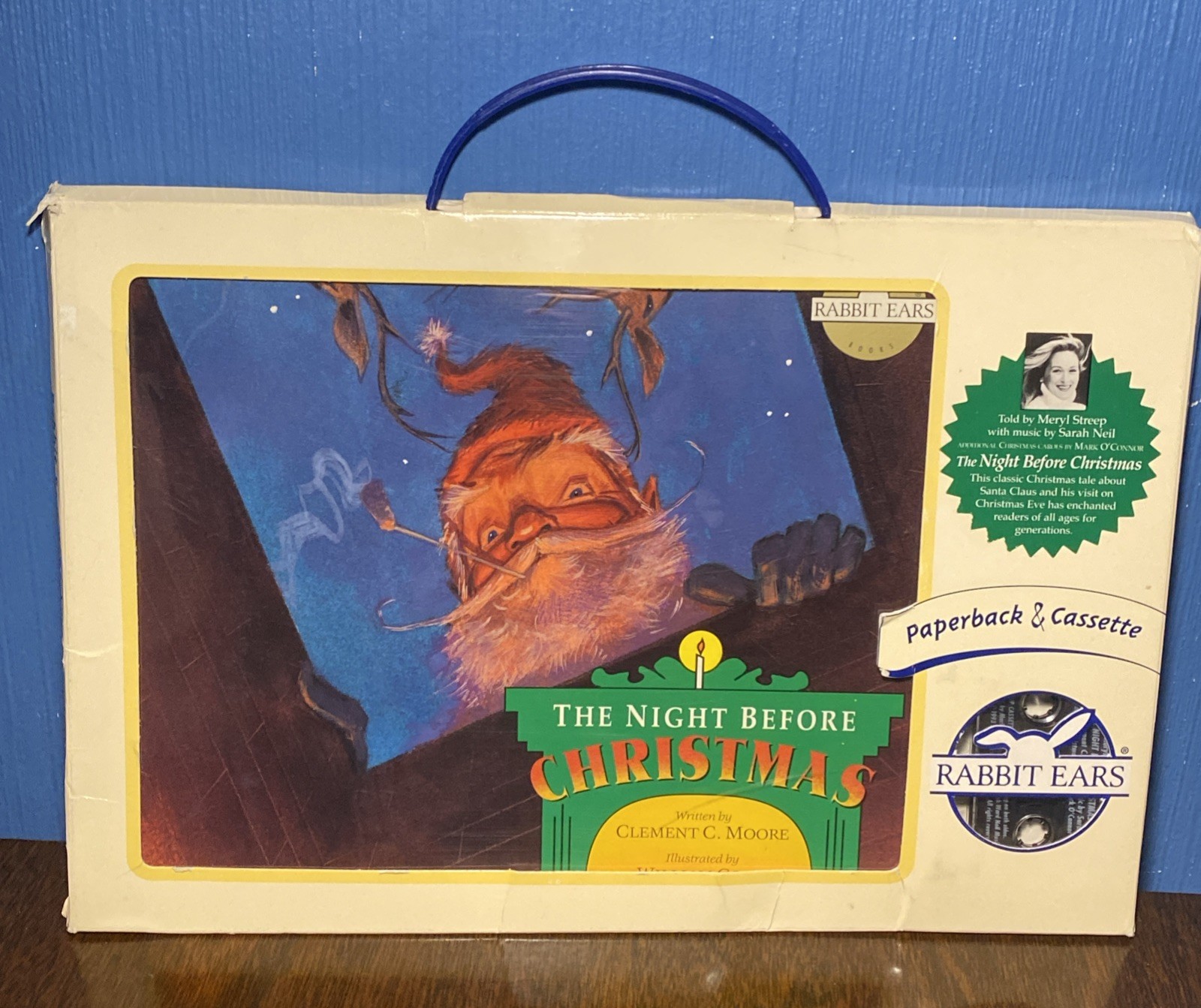 VINTAGE Rabbit Ears Kids Paperback Book And Cassette Tape — 90s Meryl Steep NEW