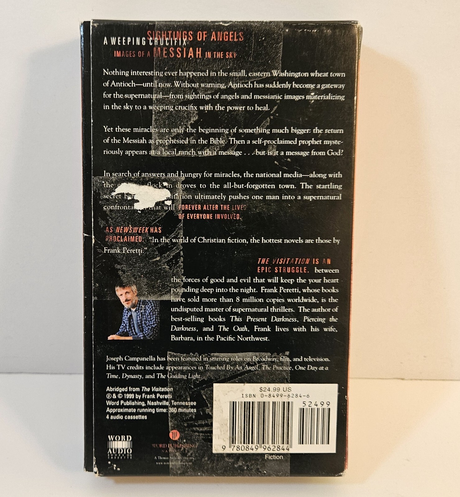 The Visitation by Frank E. Peretti 1999 Audio Cassette 4-Tape Set Audio Book