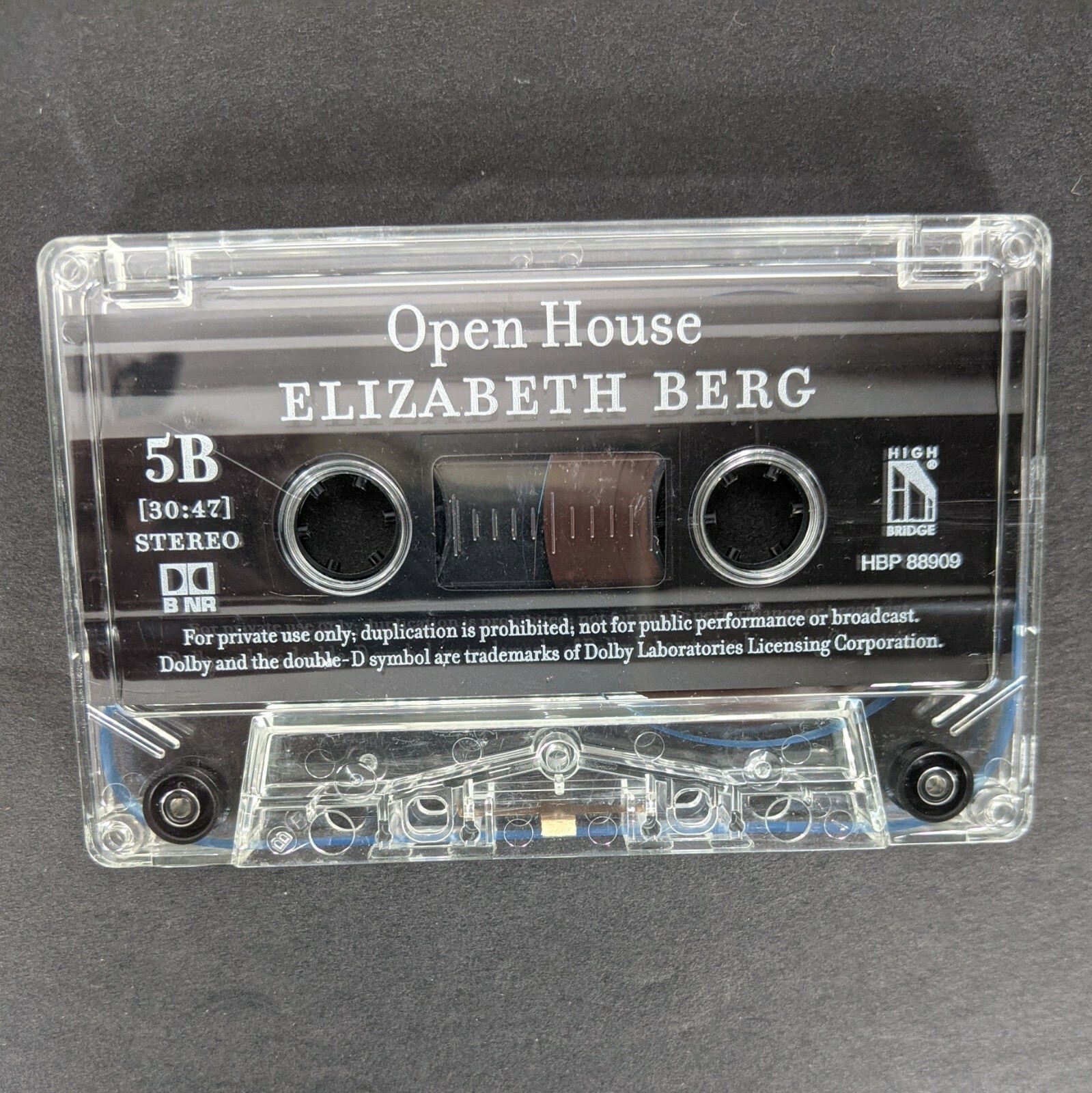 Open House Unabridged Audiobook by Elizabeth Berg Oprahs Club Cassette Tape