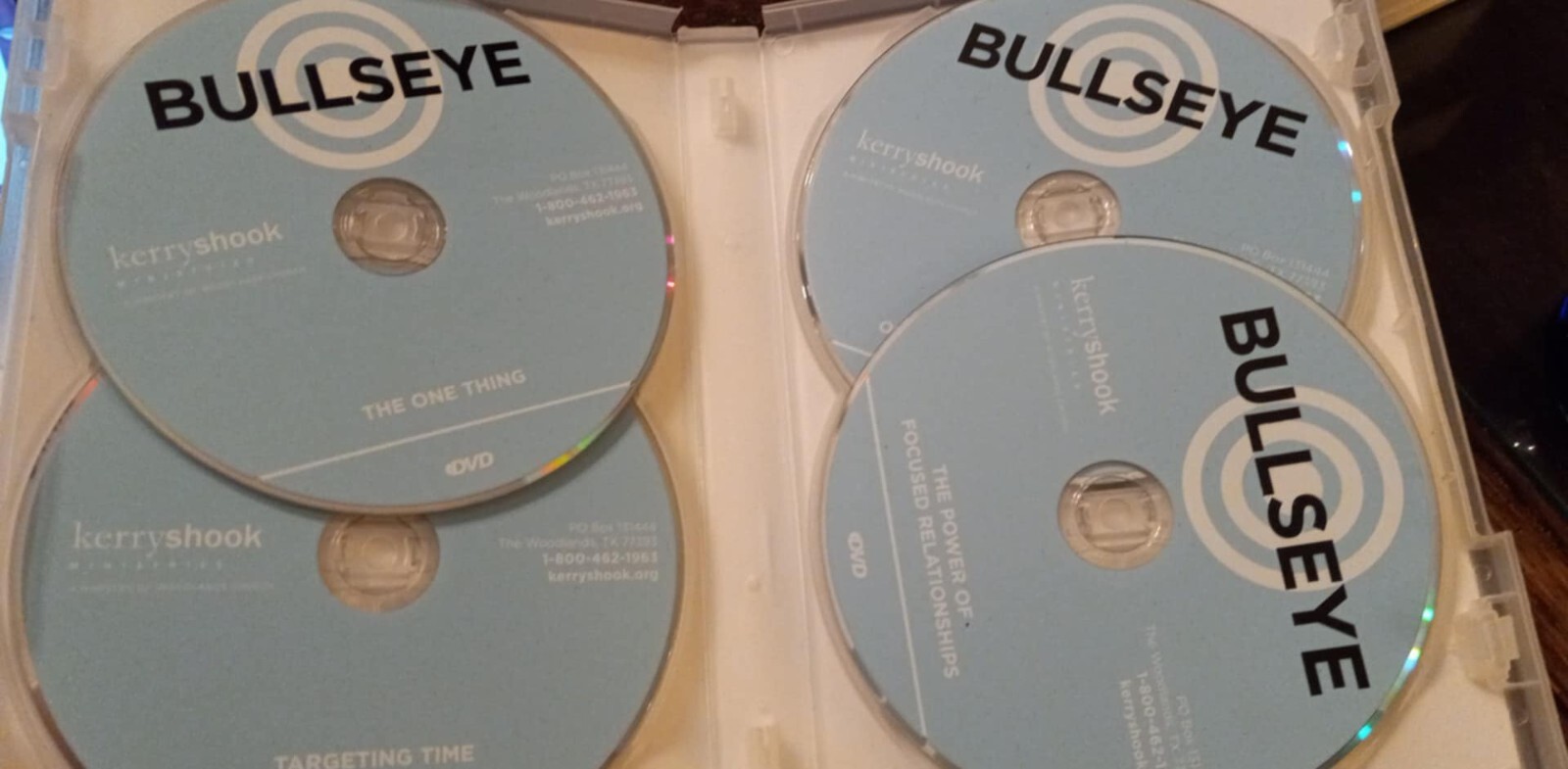 BULLSEYE: FOCUS ON 1 THING THAT CHANGES EVERYTHING — 4 DVD SERIES By Kerry Shook