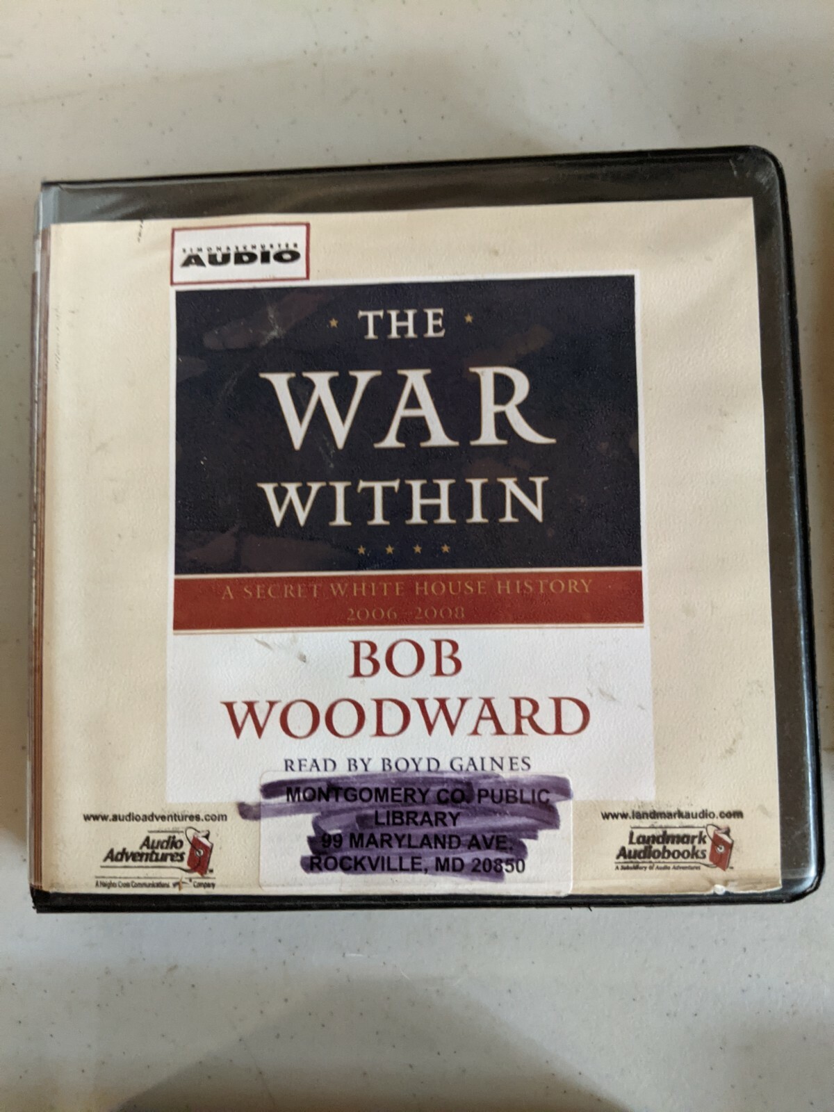 Shelf181 Audiobook~ THE WAR WITHIN BY BOB WOODWARD