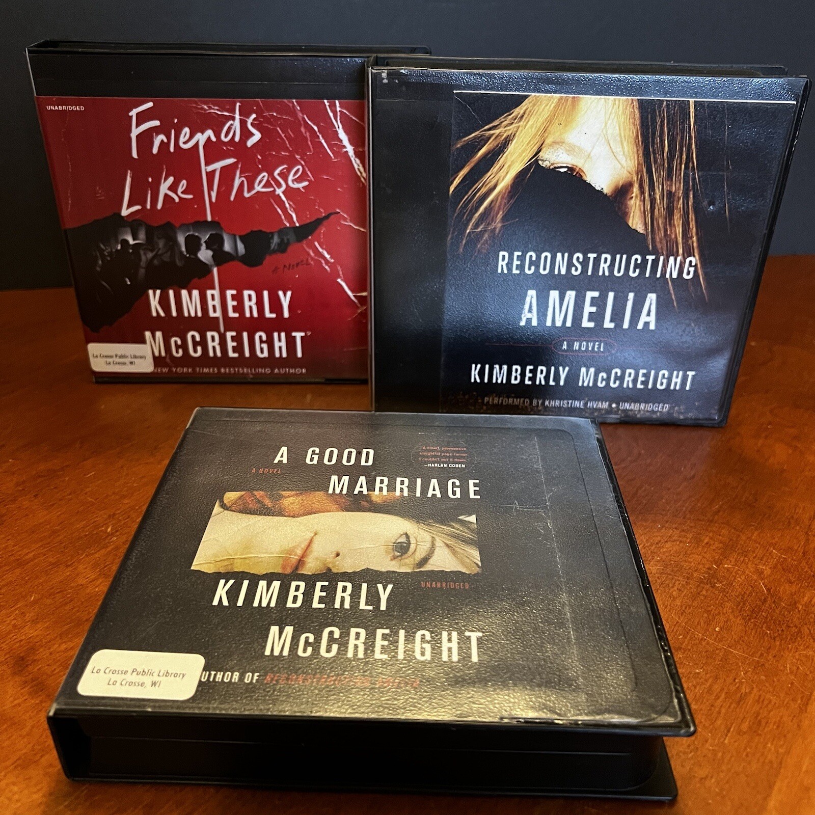 Lot: 3 Kimberly McCreight Audio Book CD Reconstructing Amelia A Good Marriage