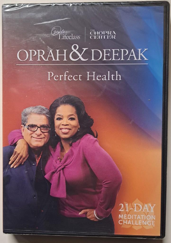 NEW/SEALED CDx6 ~PERFECT HEALTH ~Oprah & Deepak ~21 DAY MEDITATION CHALLENGE