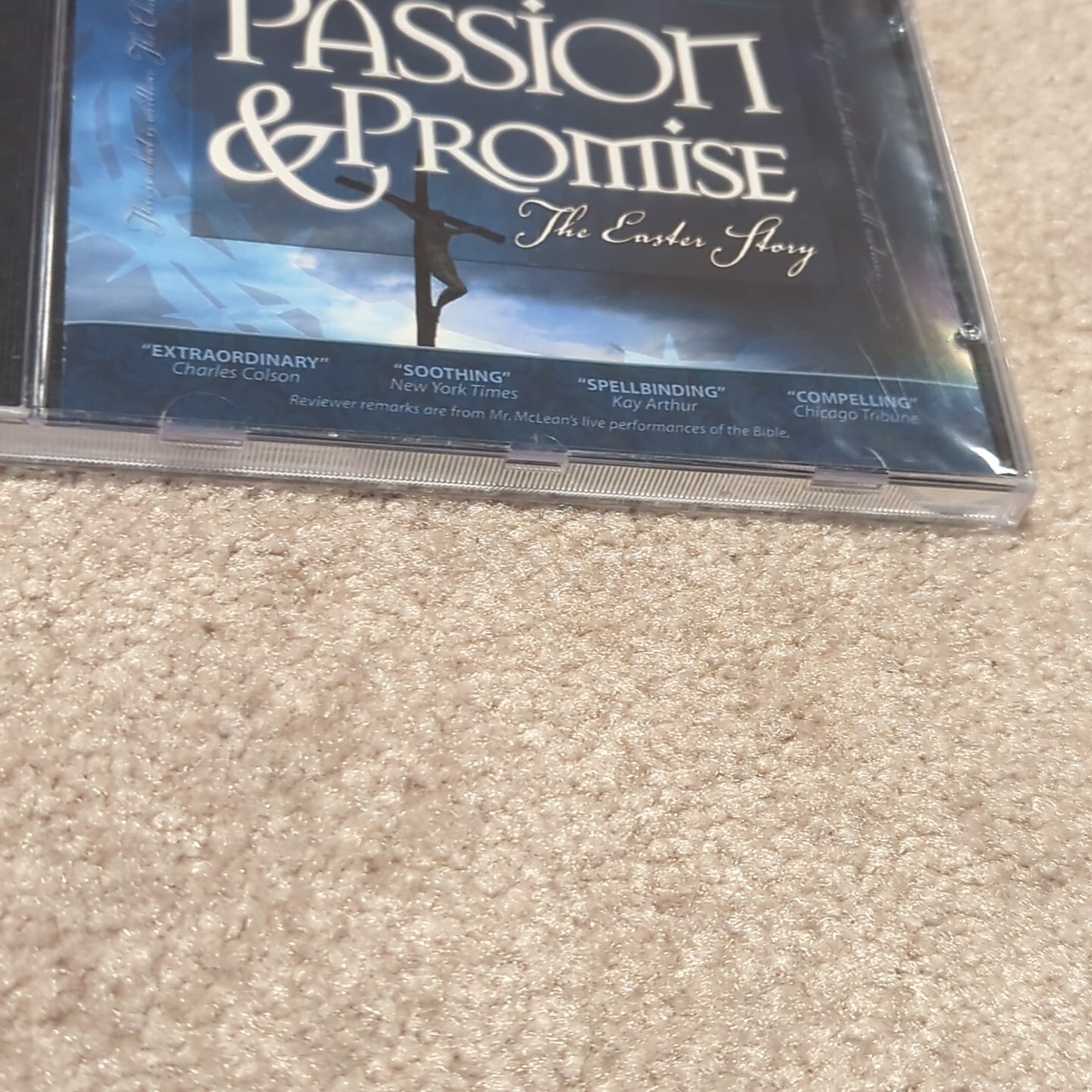 PASSION & PROMISE THE EASTER STORY THE LISTENER’S BIBLE CD NARRATED MAX McLEAN