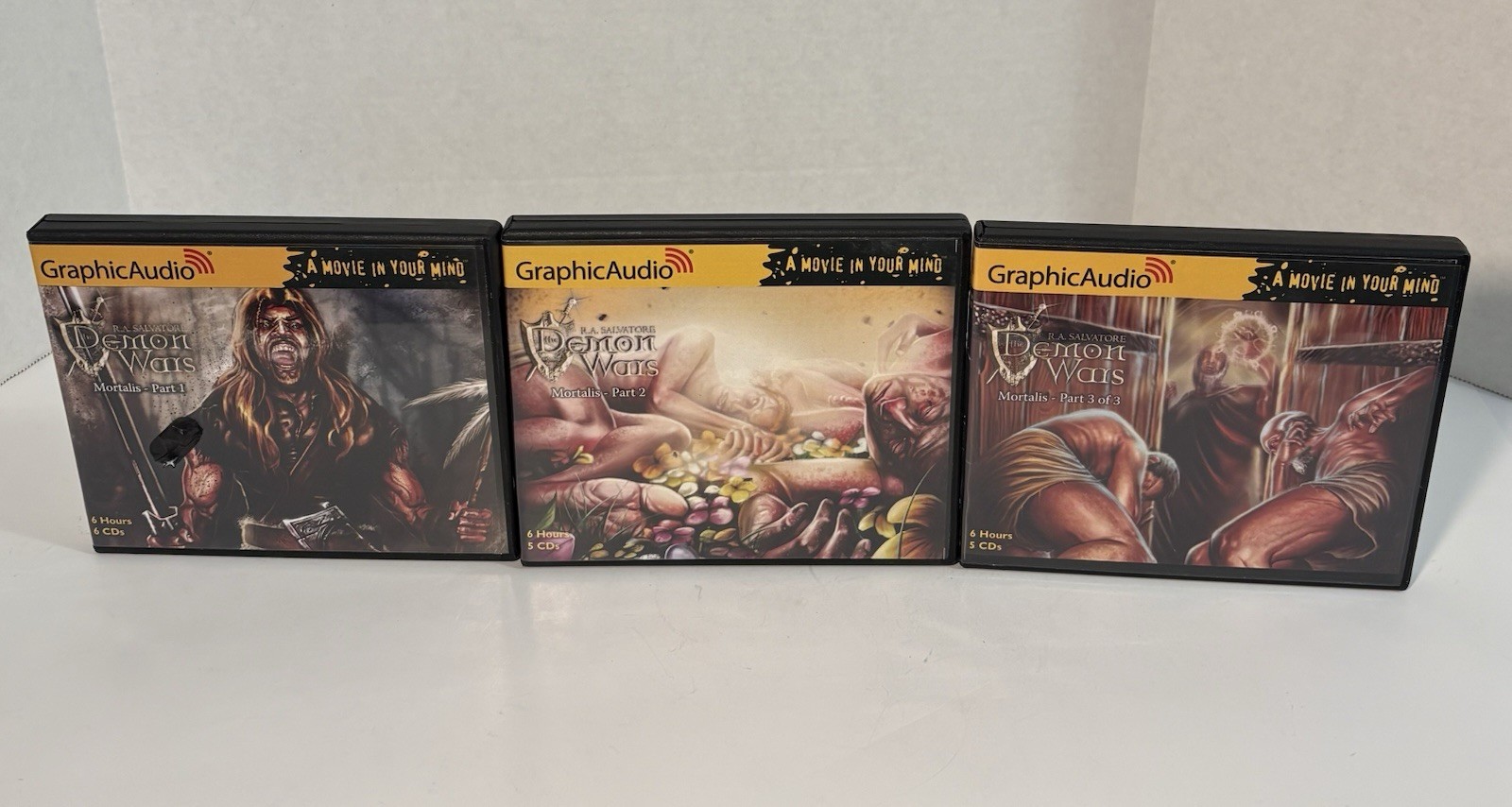 Mortalis Part 1-3 The Demon Wars Saga Graphic Audio Book