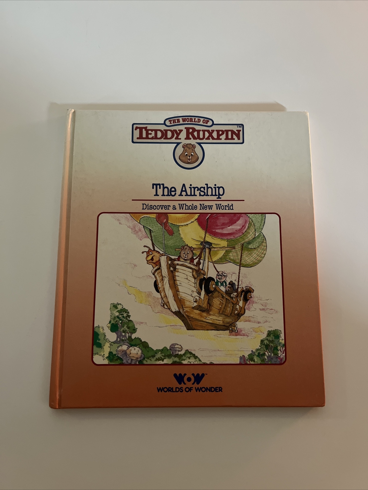 Vintage 1985 Teddy Ruxpin Hardback «The Airship» Worlds of Wonder BOOK ONLY