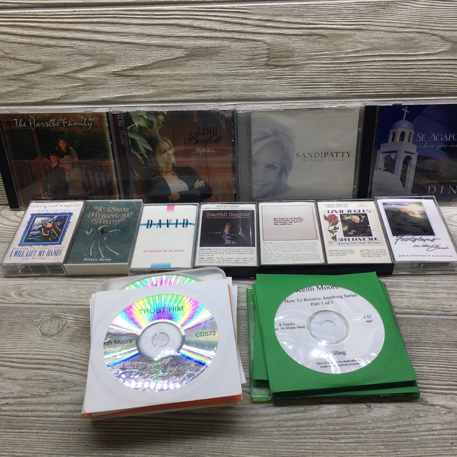 Spiritual Healing Audio Lot Jesus Faith Church Cassette CD Lot David Ingles Many