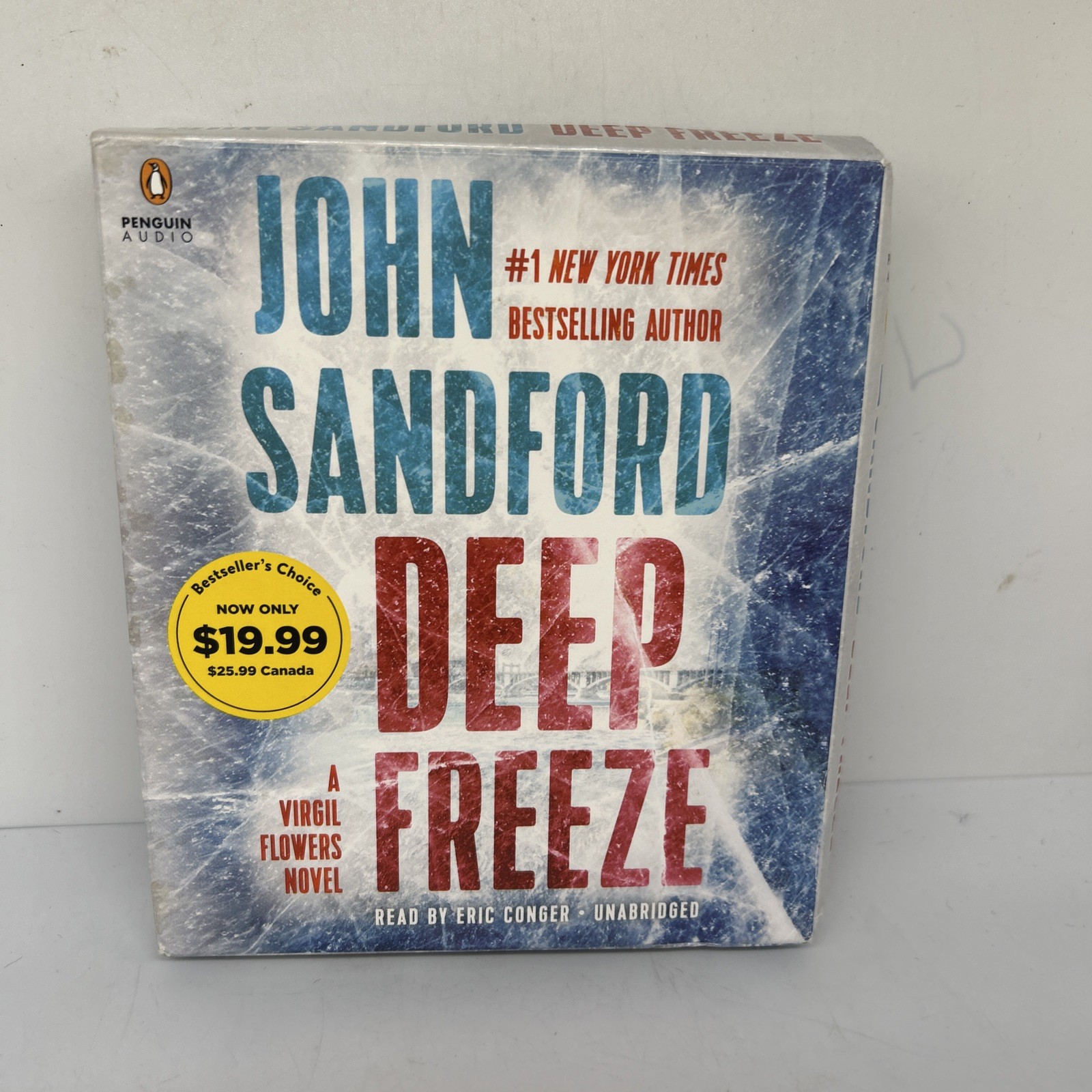 DEEP FREEZE BY JOHN SANDFORD AUDIO BOOK 10 hours 8 discs PENGUIN AUDIO