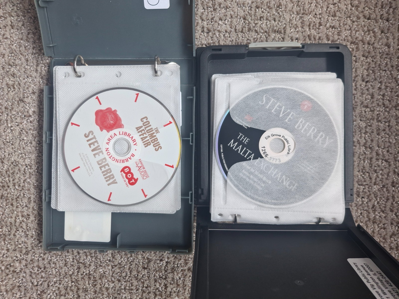 Steve Berry Lot of 2 Audiobook Books on CDs Unabridged Historical Thrillers