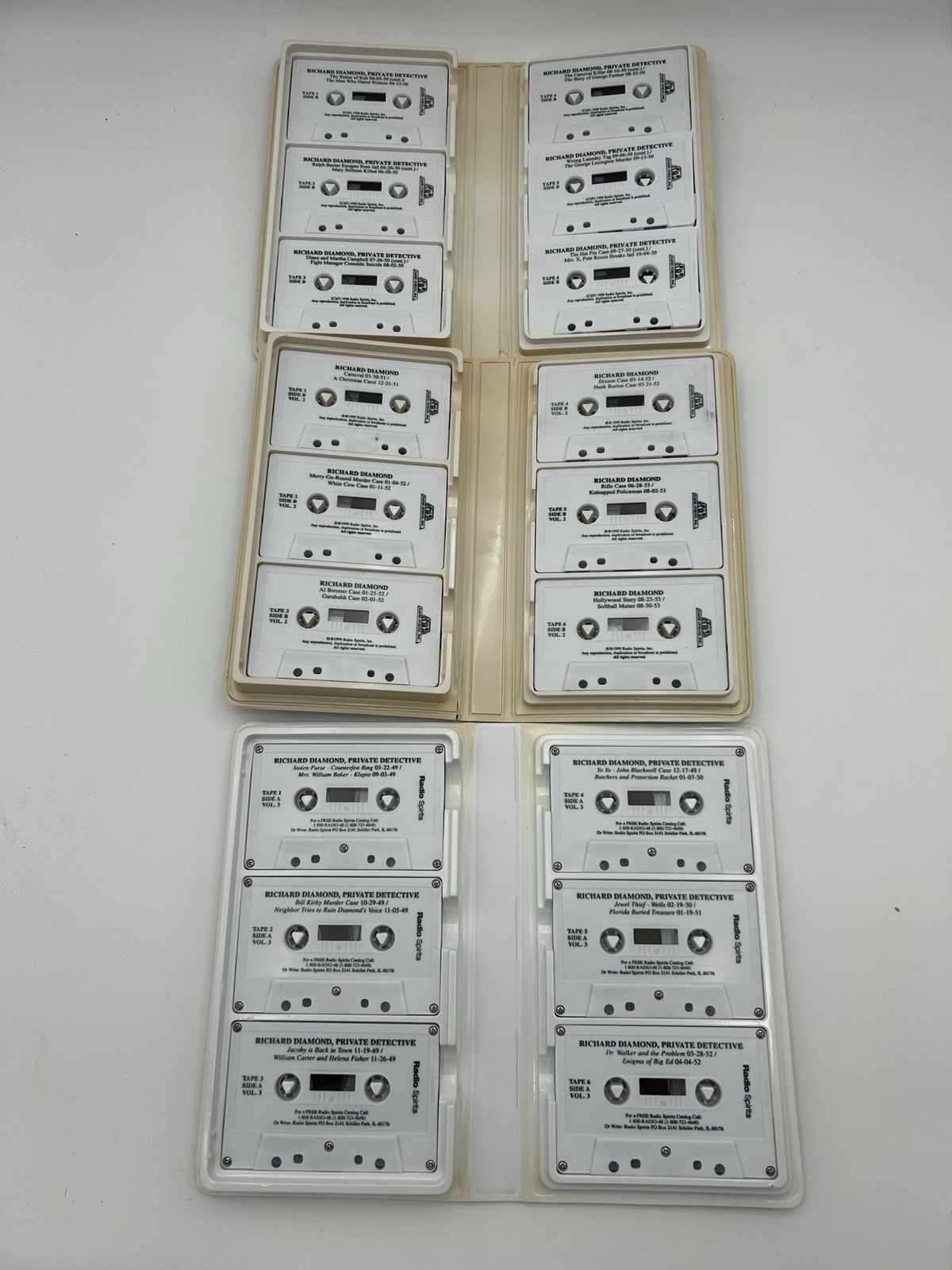 Radio Spirits Richard Diamond Private Detective Old Time Radio Vol. 1,2,3
