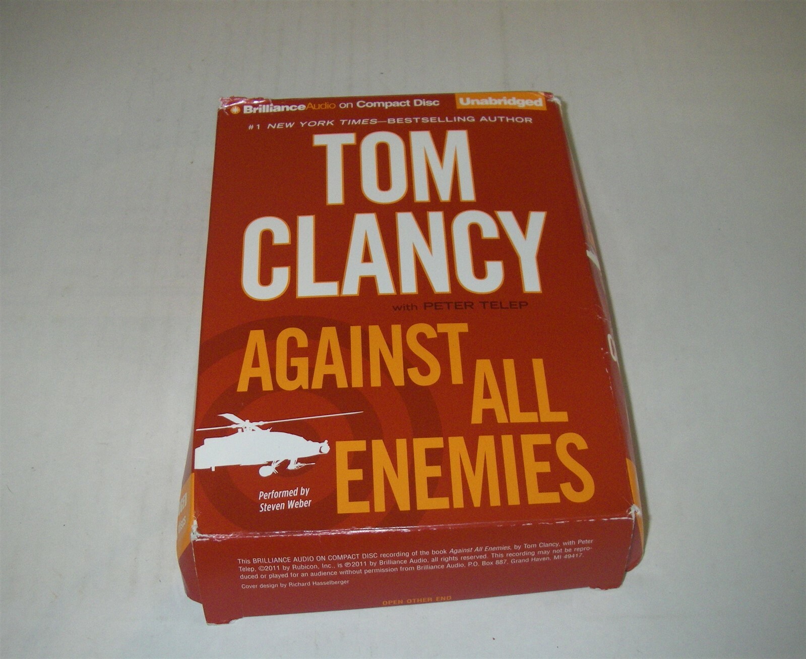 TOM CLANCY AGAINST ALL ENEMIES AUDIOBOOK