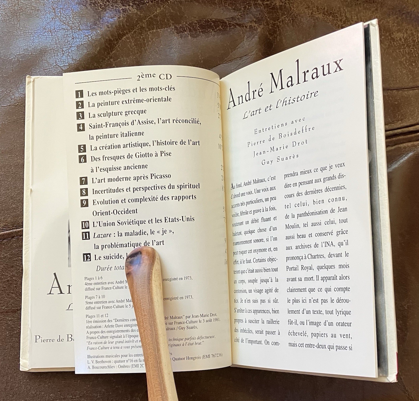 Andre Malraux — L’Art Et L’Histoire (Radio France Interviews, 2 CDs)