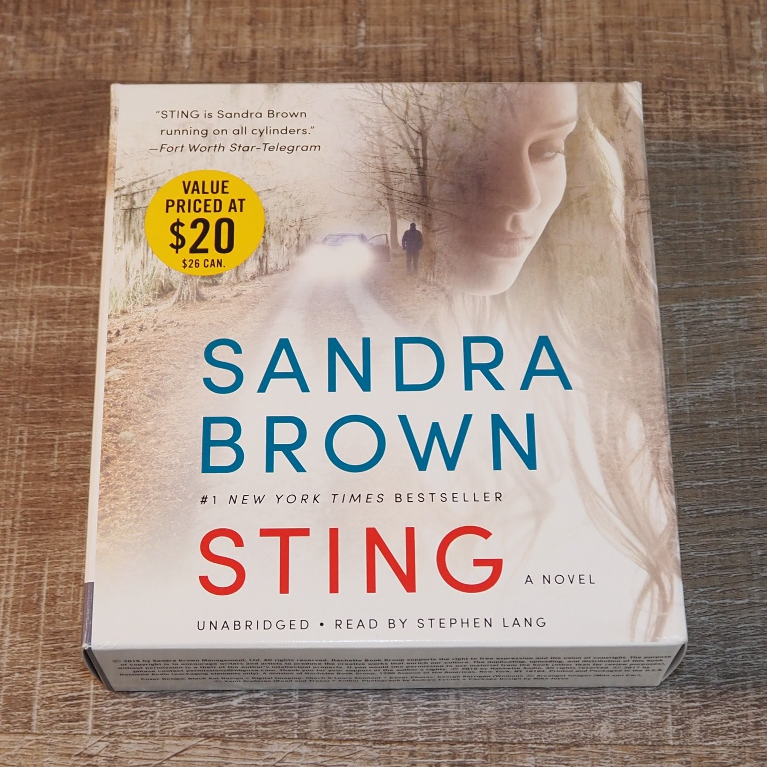 Sting by Sandra Brown Audiobook CDs Unabridged 10 Discs