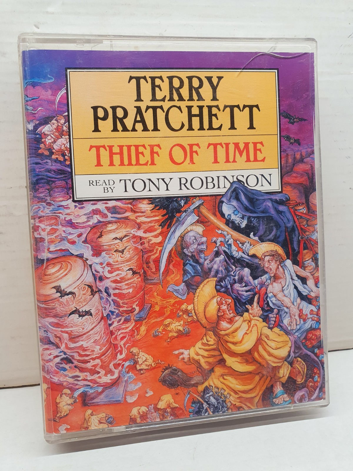 Terry Pratchett Thief Of Time Read By Tony Robinson Rare Audio Cassette