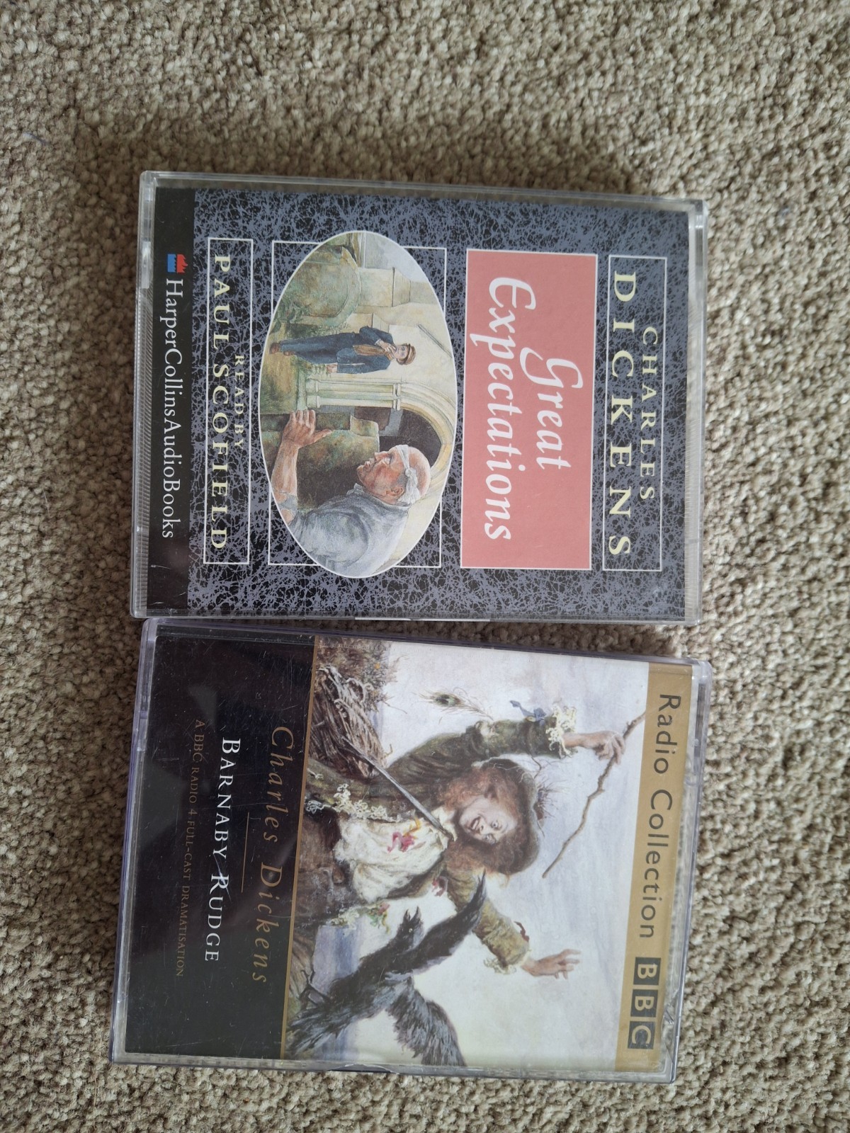 Charles Dickens Barnaby Rudge Great Expectations Cassette Tape Audiobook
