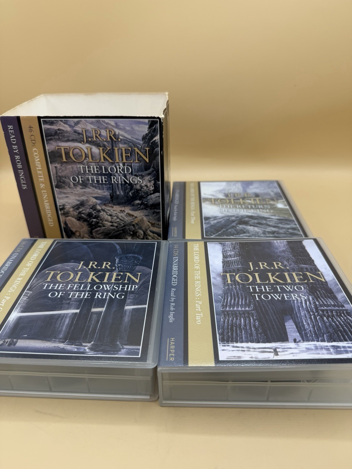 The Lord Of The Rings Unabridged Audiobook Boxset — 46 CDs — Rob Inglis — 2018