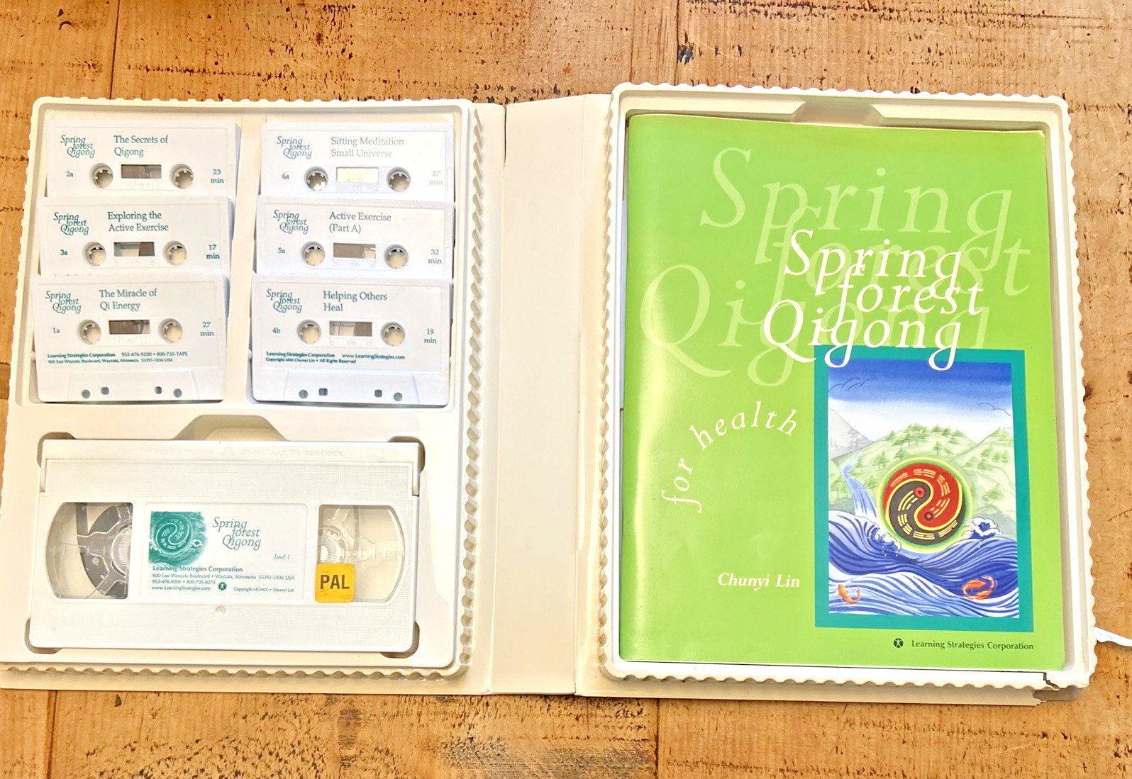 VTG Spring Forest Qigong for Health Level 1 Chunyi Lin set VHS Tapes Cassette