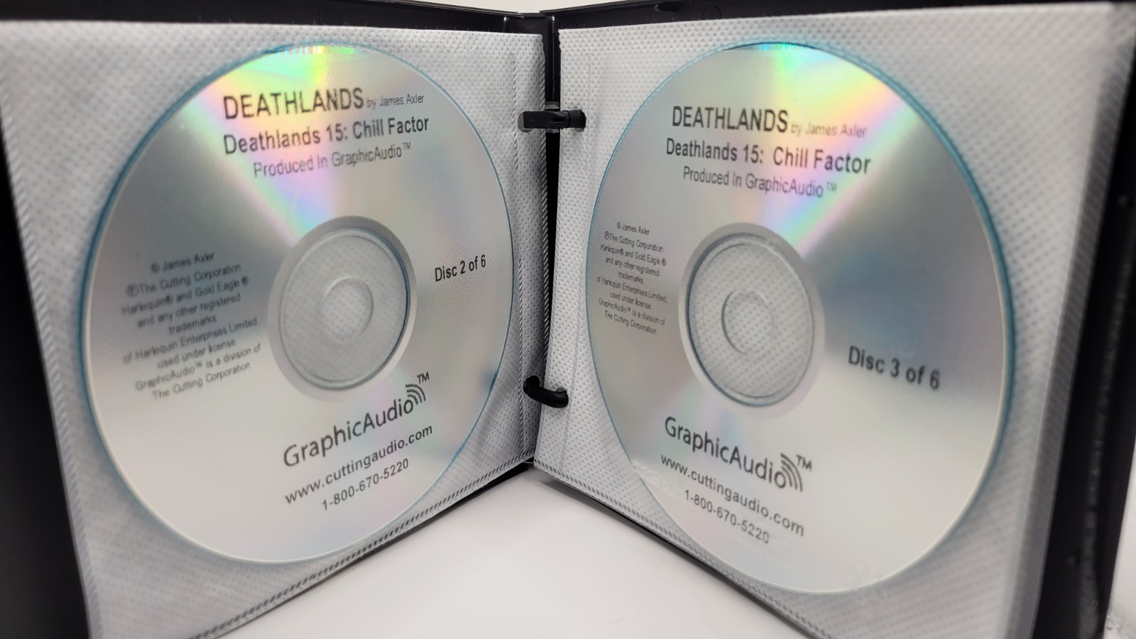 Deathlands By James Axler — #15 Chill Factor — Graphic Audio Book 6 CDs 7 Hours