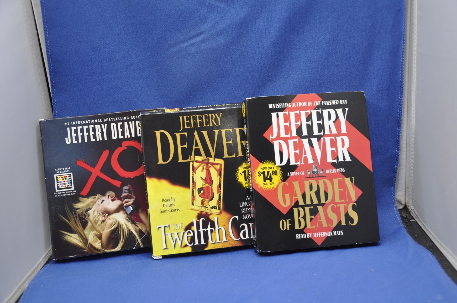 Three Jeffery Deaver CD Audiobooks