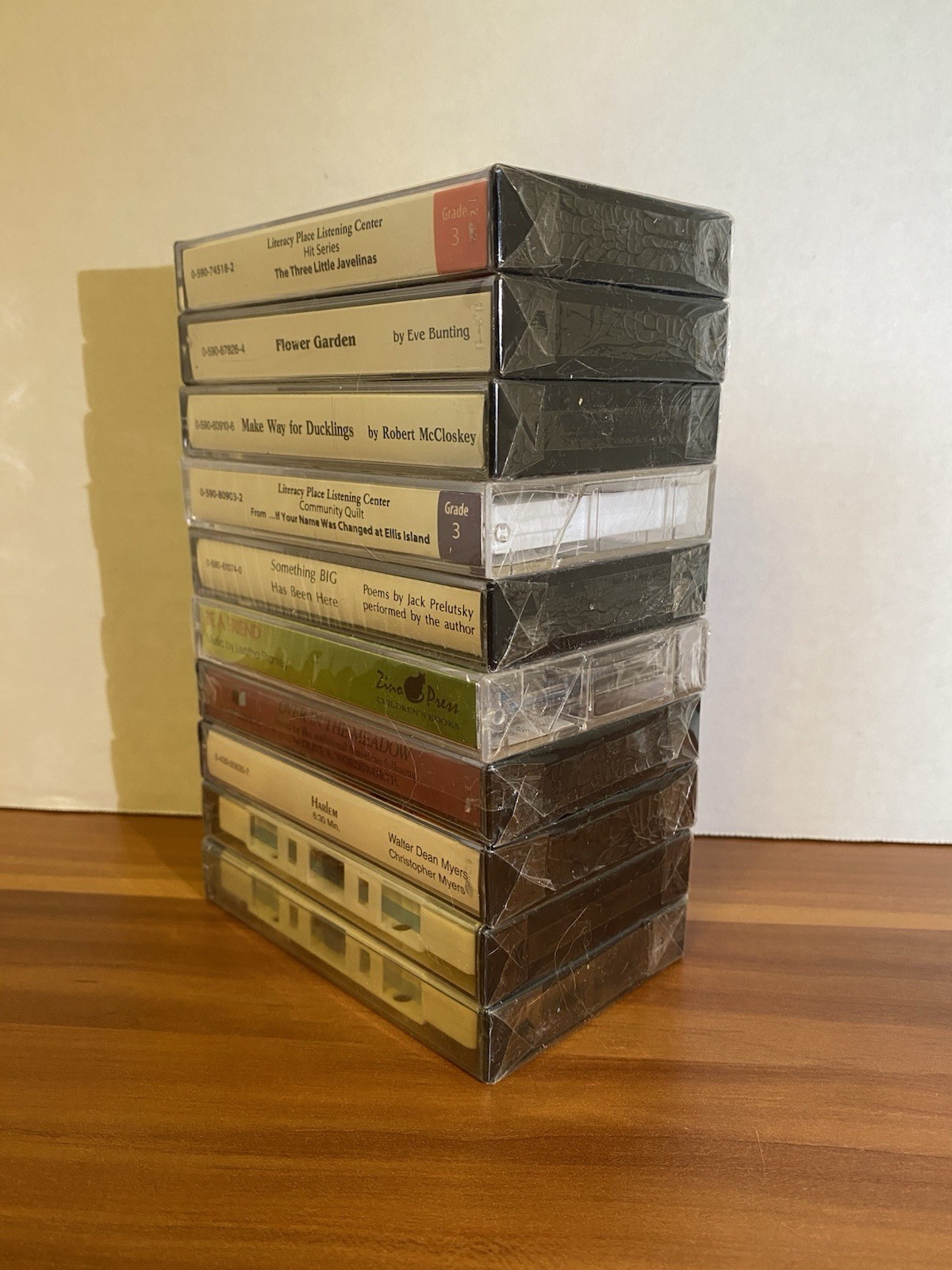 Audiobook Cassette Tapes ALL NEW SEALED Lot of 10 — Scholastic and Others