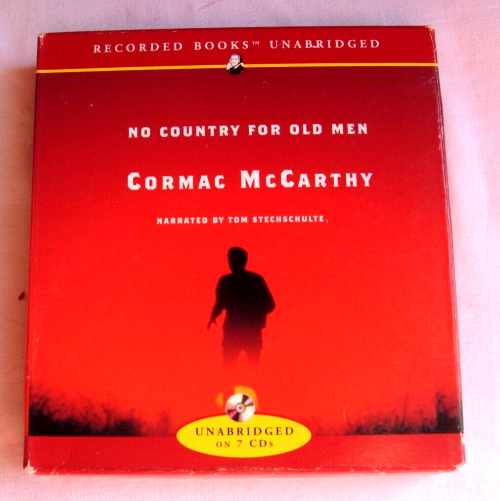 No Country for Old Men Cormac McCarthy 7 CD Audiobook read by Tom Stechschulte