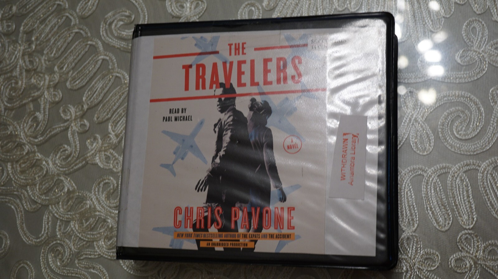 Audiobook~The travelers- Chris pavone- unabridged- 14 cds