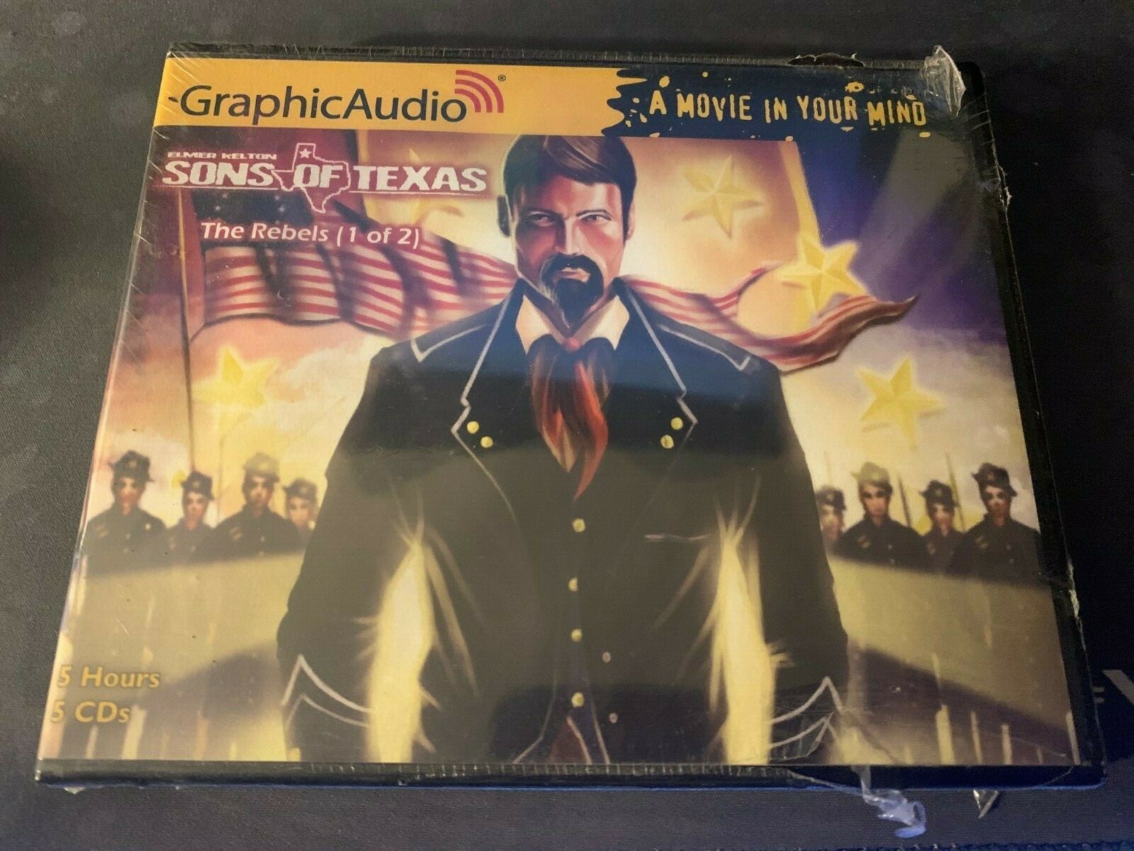Sons of Texas The Rebels (1 Of 2) by Elmer Kelton CD Audiobook New Sealed
