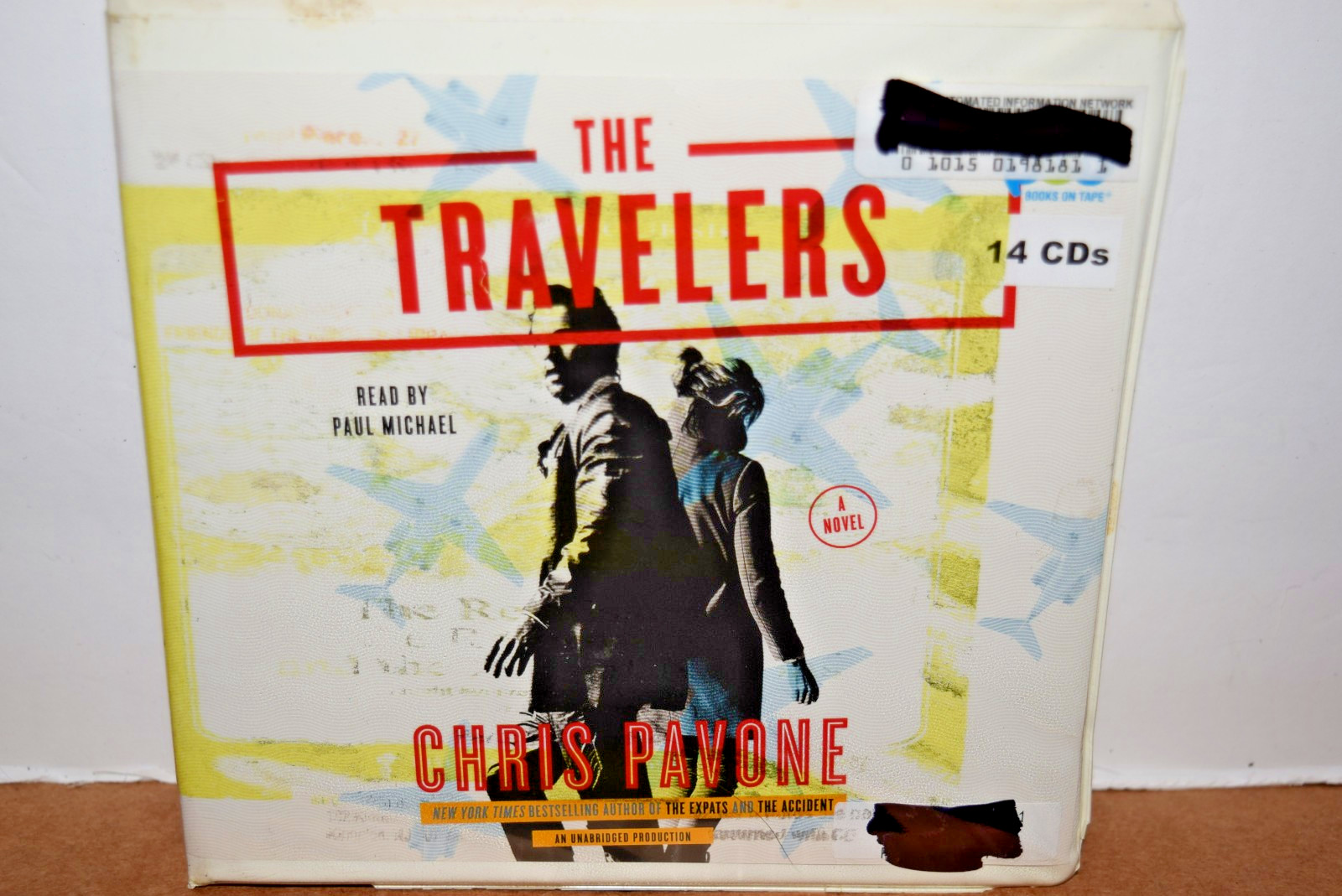 Chris Pavone THE TRAVELERS Audiobook Audio Unabridged 14 CD xLibrary 2016