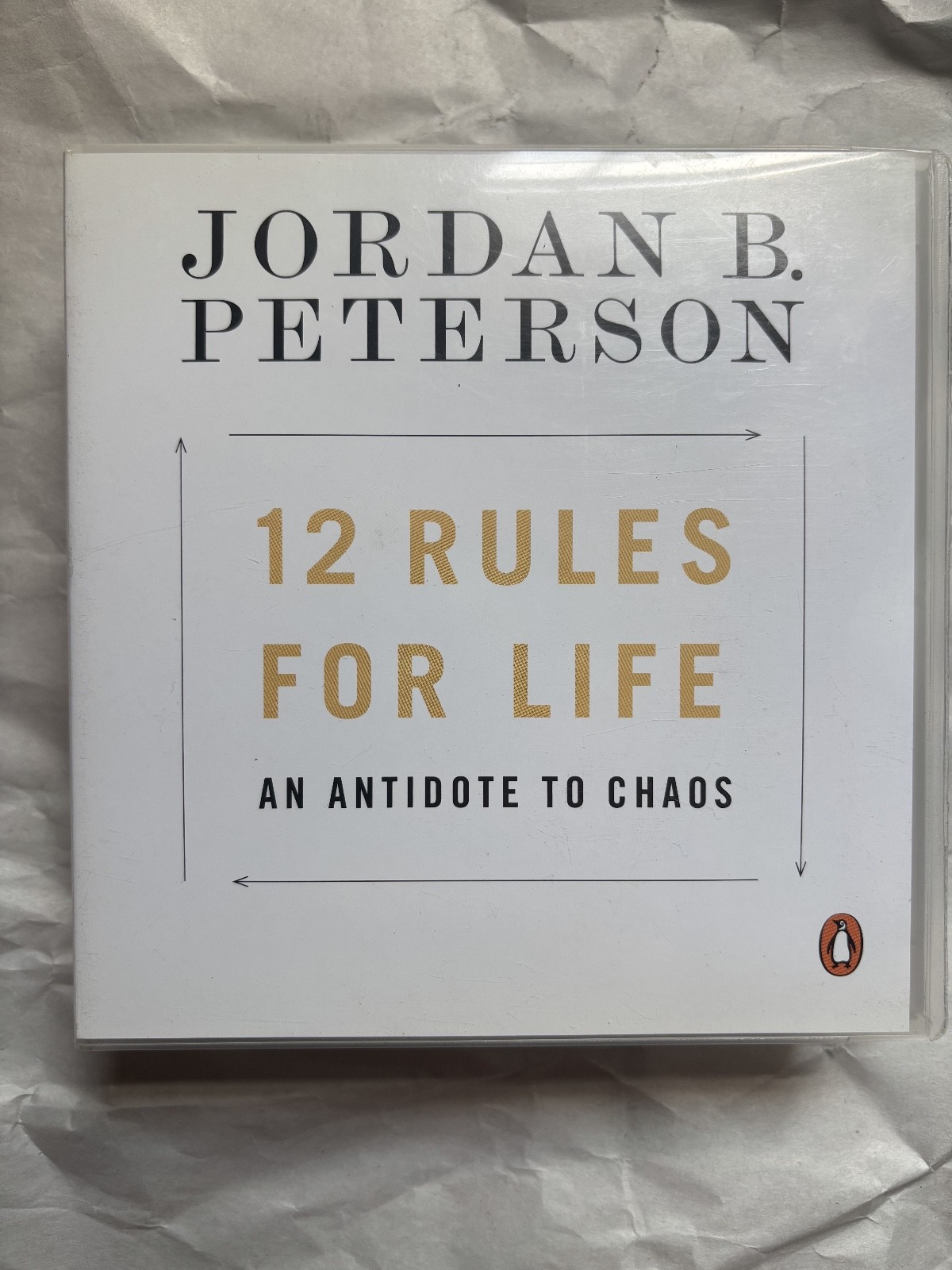12 rules for life — an antidote to chaos — Jordan Peterson unabridged audio cd