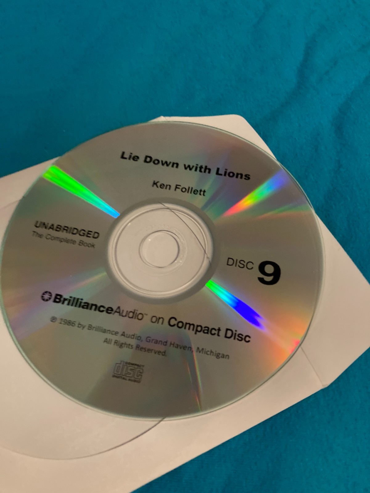 Lie down with Lions by Ken Follett (2013, Compact Disc)