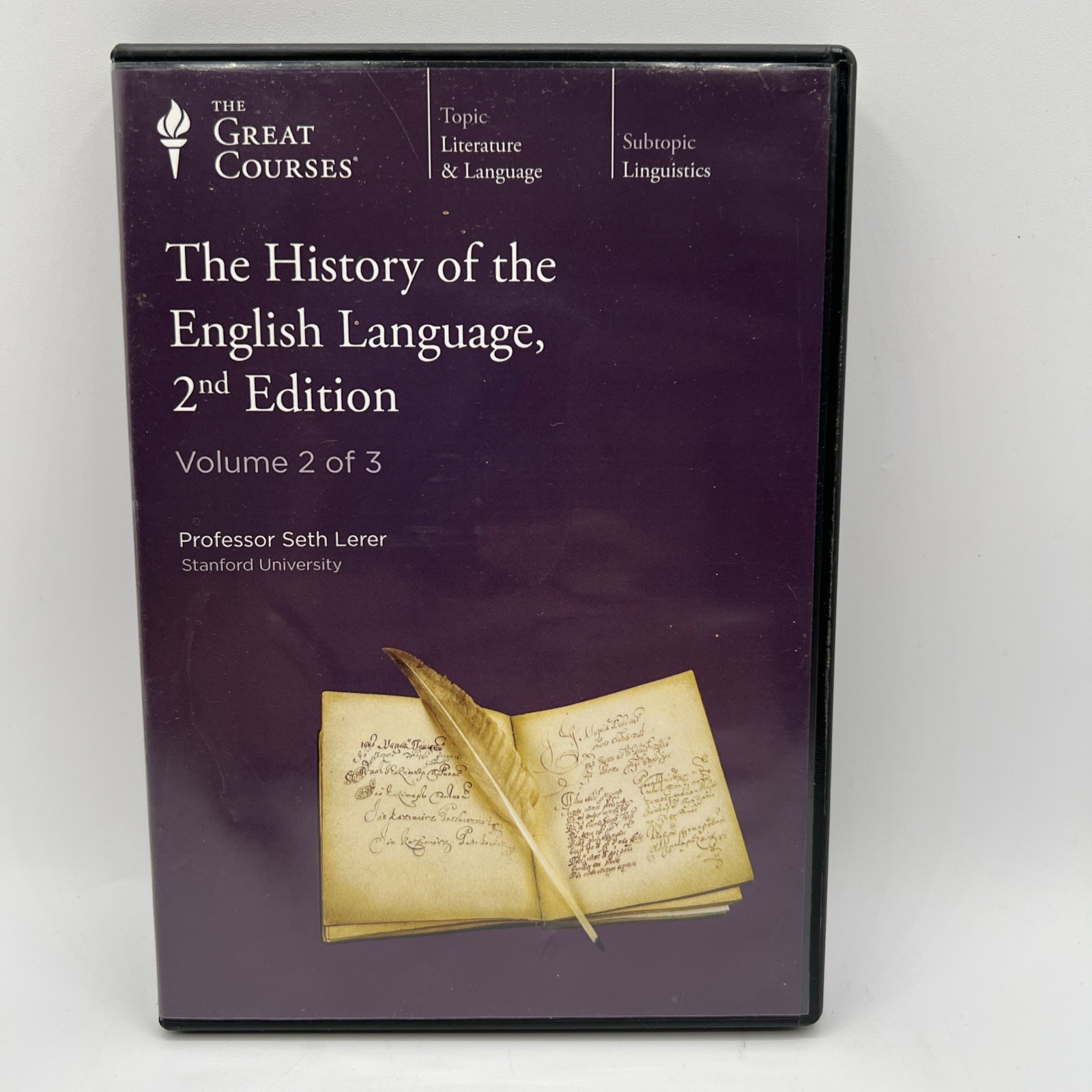 Great Courses: History of the English Language 2nd Ed. 18-CD Set Pre-owned