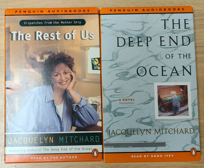 Two Jacquelyn Mitchard Audio books on Cassette Rest of Us Deep End of the Ocean