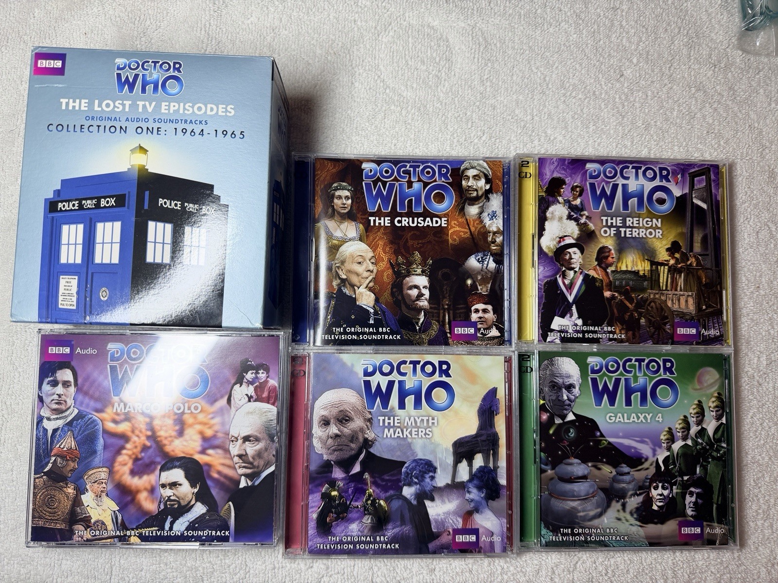Doctor Who Lost TV Episodes Collection One: 1964-1965 BBC 12 CD Box Set **RARE**