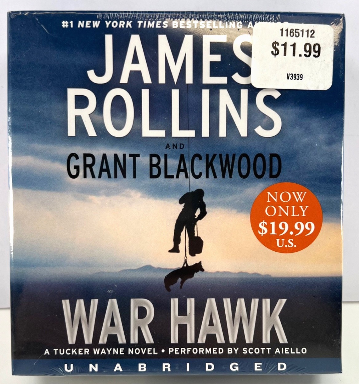 War Hawk by James Rollins & Grant Blackwood (2016, 10 CD Audiobook, Unabridged)