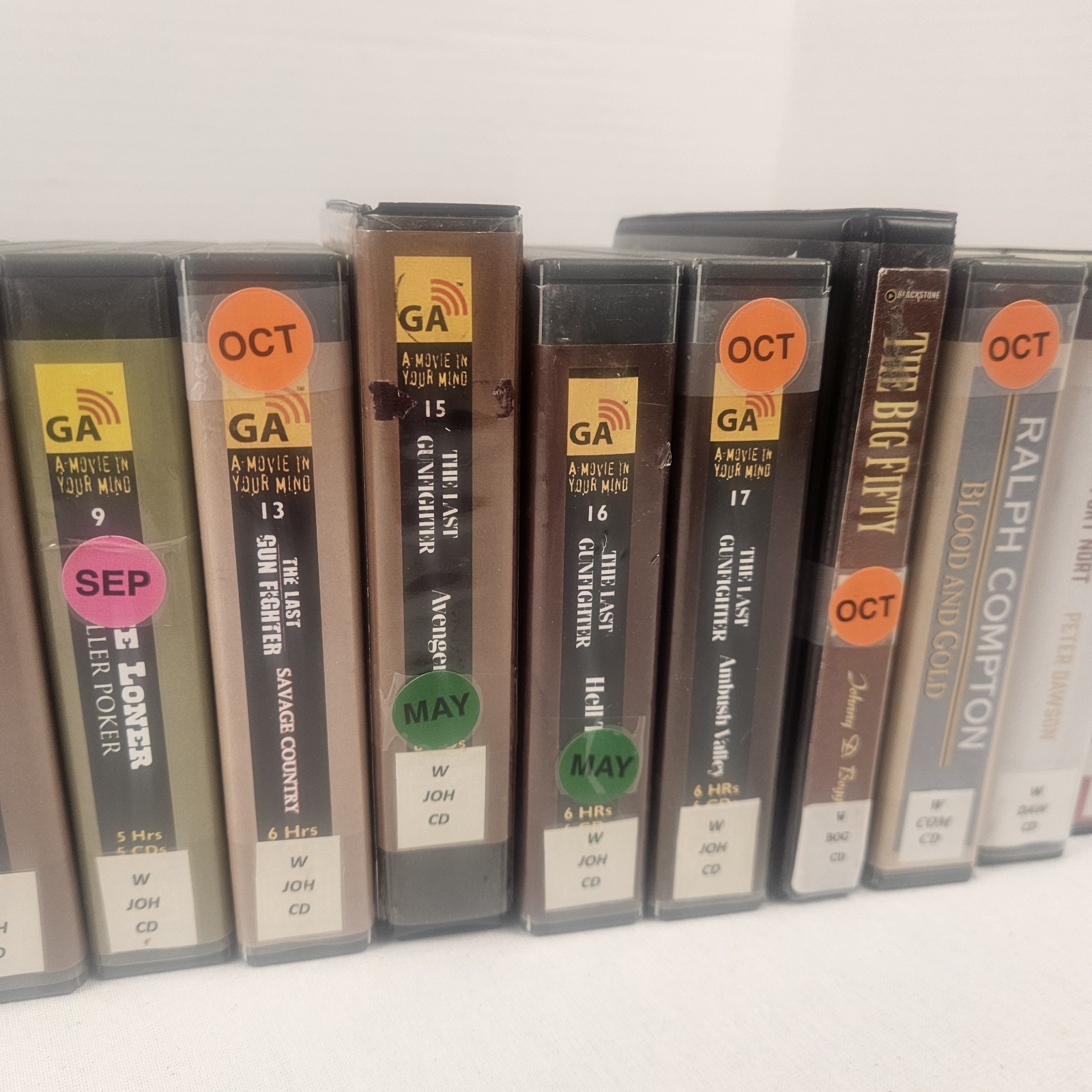 Lot 17 Western Audiobook CD Sets GraphicAudio A Movie In Your Mind Ex Library
