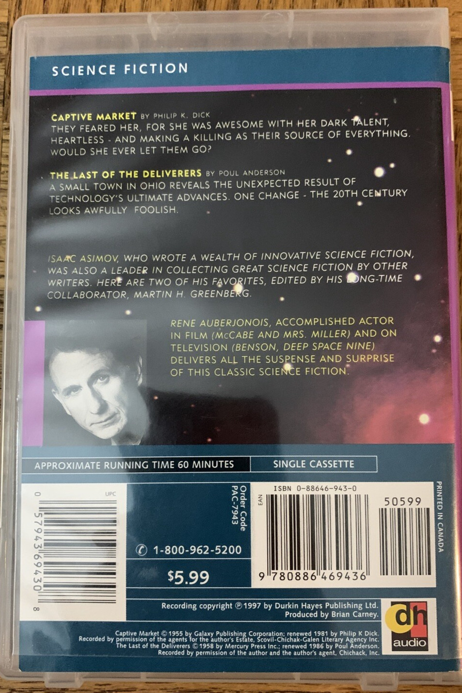 Isaac Asimov Presents Volume 1 Audiobook Cassette Tape-Very RARE