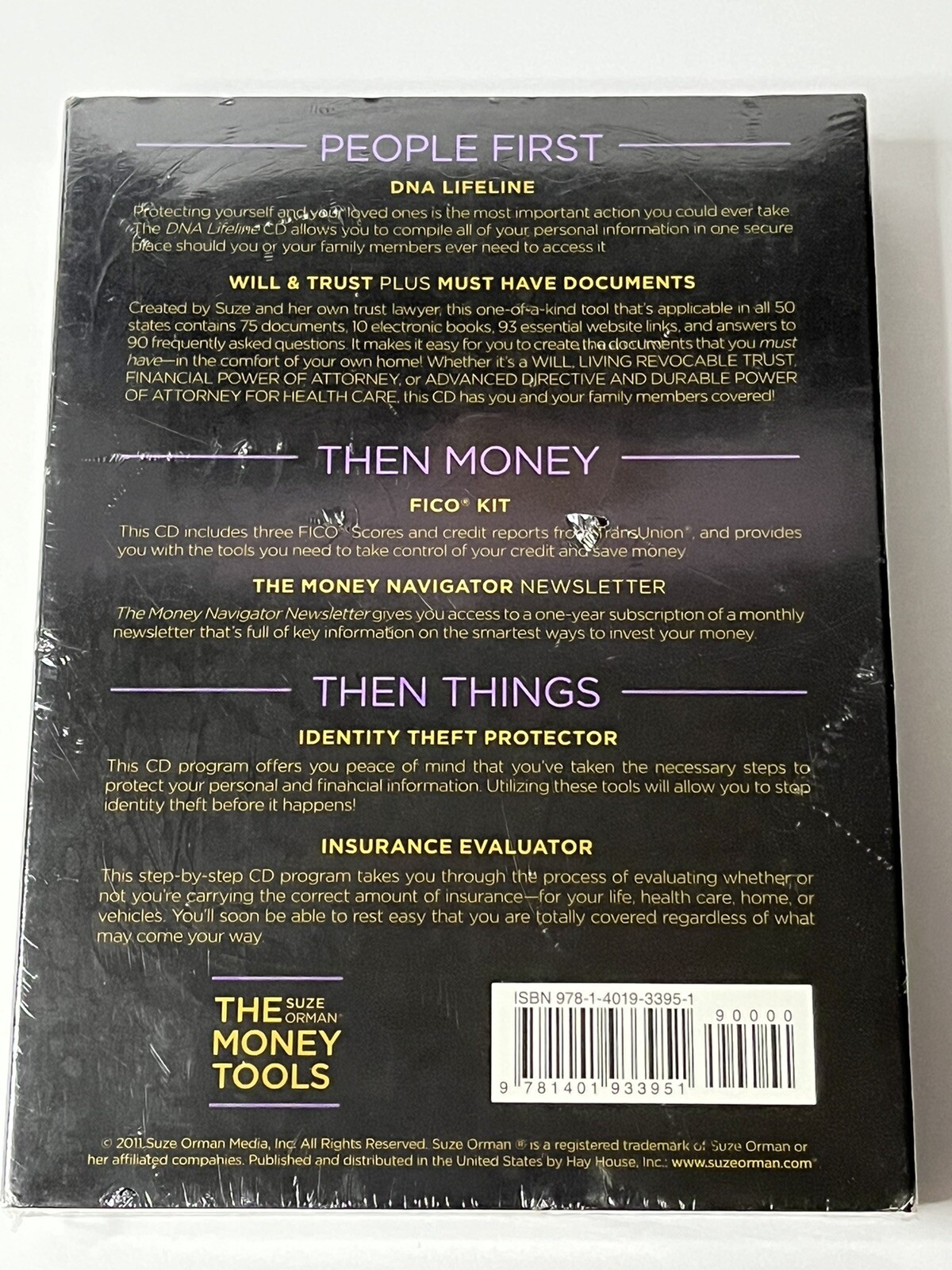The Money Tools with Suze Orman 6-CD Boxed Set w/ DNA Kit Factory Sealed