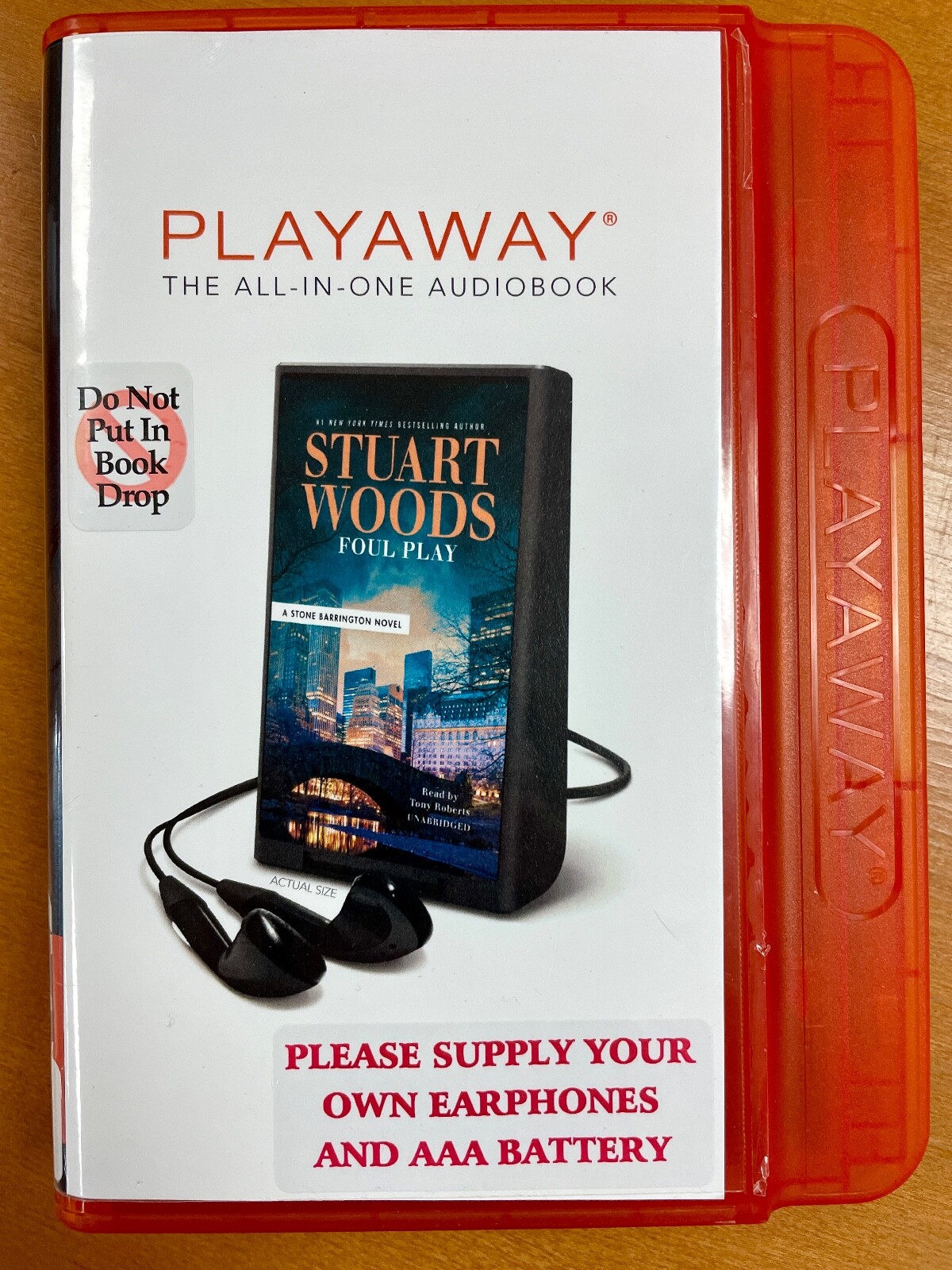 Stuart Woods PLAYAWAY Pre-Loaded Audiobooks in GOOD condition