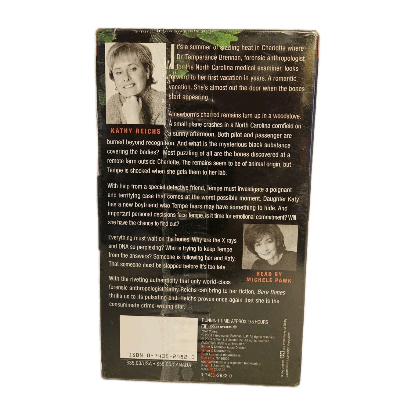 BARE BONES by Kathy Reichs (Temperance Brennan Series) New Sealed
