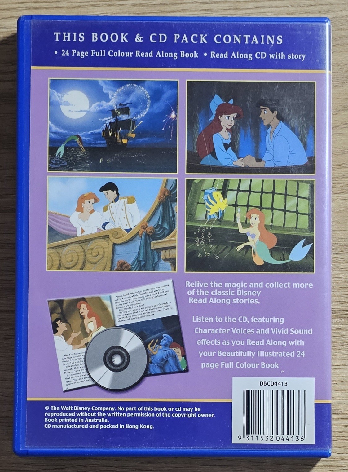 # The Little Mermaid: Book & CD Pack ~ DVD ~ FREE postage!!