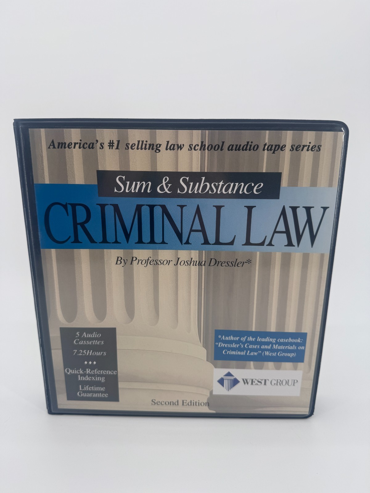Sum and Substance West Group CRIMINAL LAW Joshua Dressler Audio 5 Cassette
