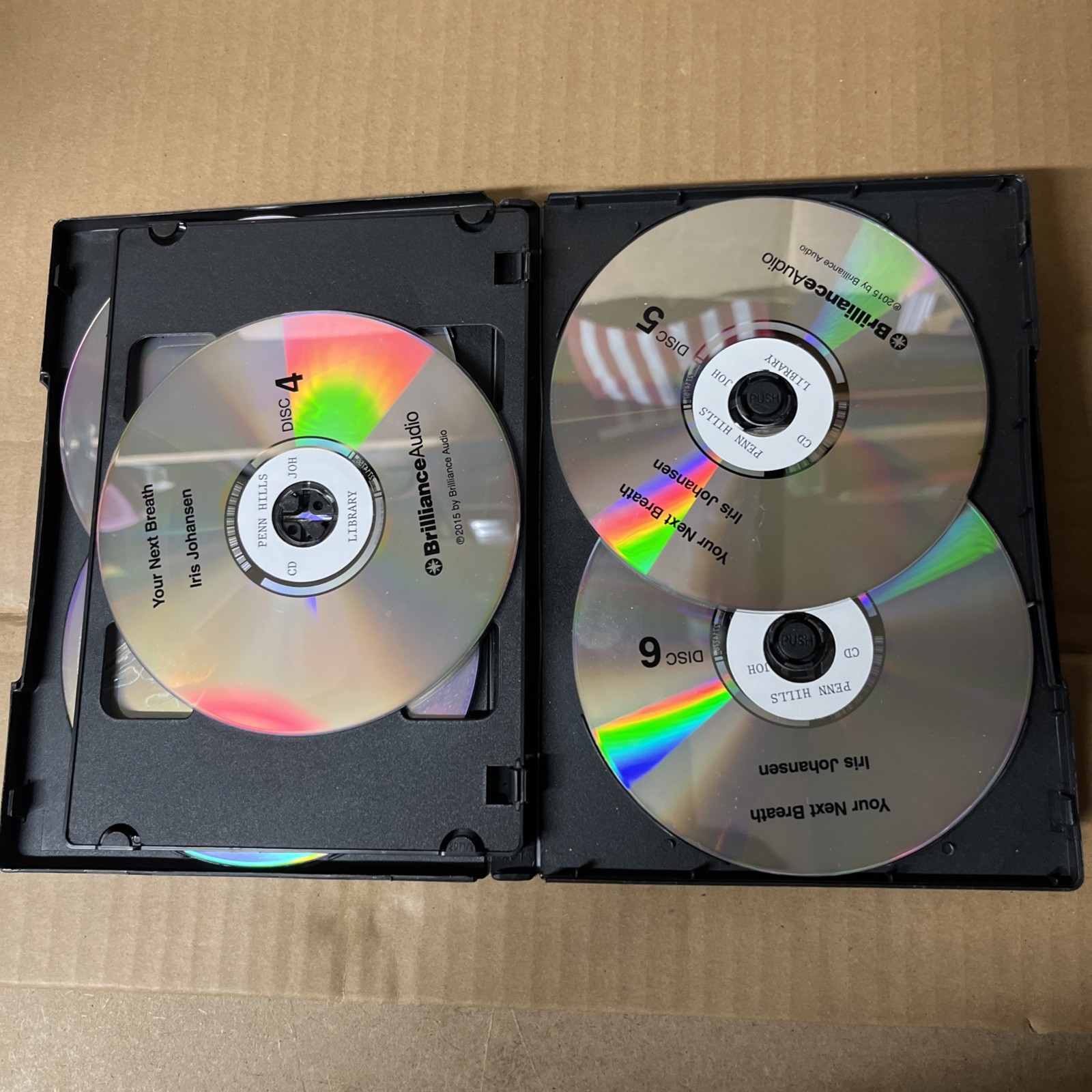Your Next Breath — Iris Johansen (Unabridged Audiobook 9 CDs) Very Good Tested