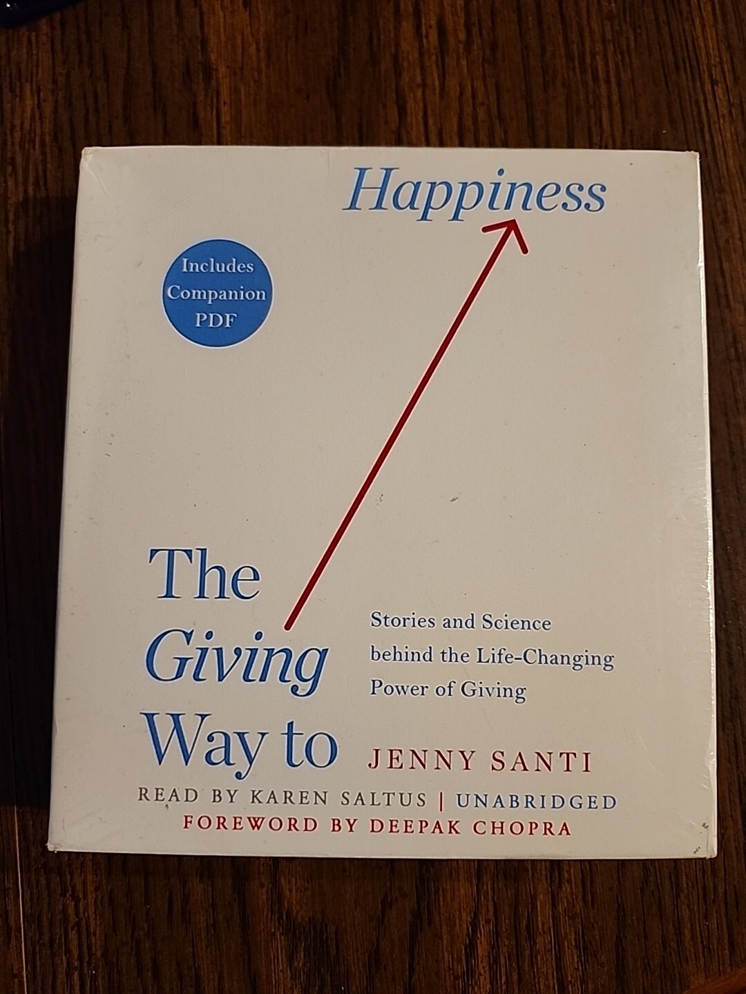 The Giving Way To Happiness Audio Book On 9 CDs, 9.5 Hours Unabridged