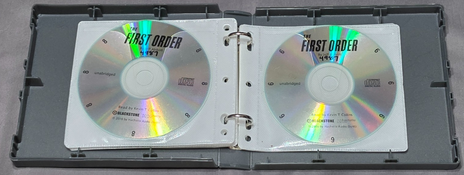 Jeff Abbott — The First Order — (2016 Hachette Audio) — 12-CD Audiobook
