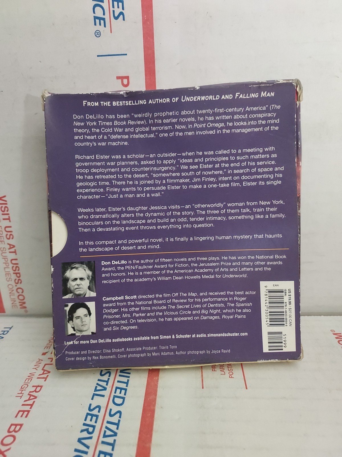 Point Omega by Don DeLillo (2010, CD, Unabridged) AudioBook Good Used — #162g