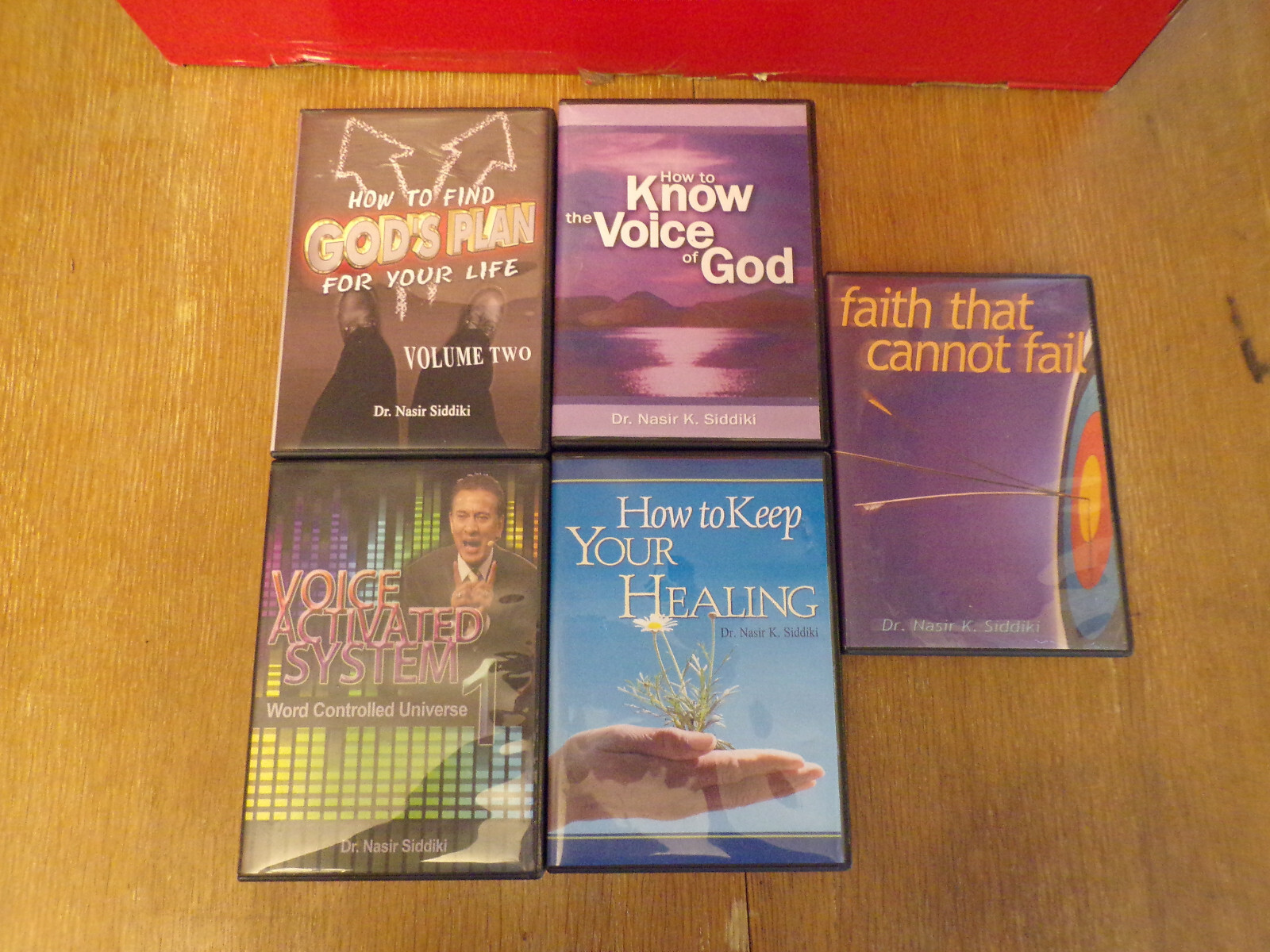 Lot of 5 Dr. Nasir K. Siddiki Christian Audio CD Sets — 6 CD Audio Sets
